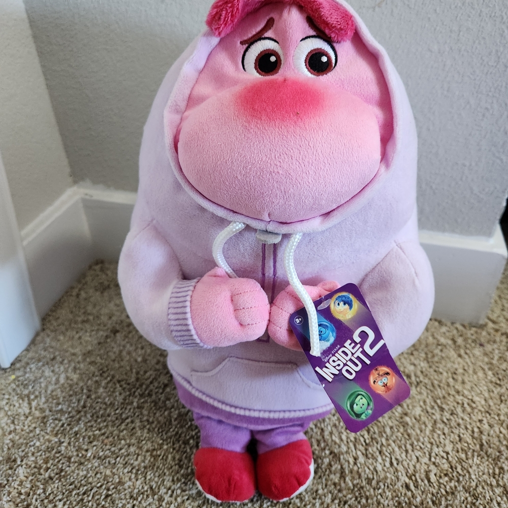 Disney Inside Out Plush Toy - Pink and Purple